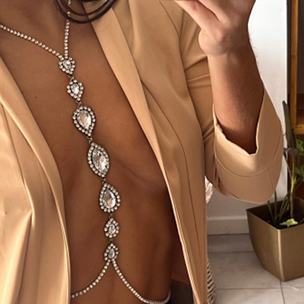 Women Accessories Dropshipping - مثير قطرة الماء الصدر سلسلة للنساء
