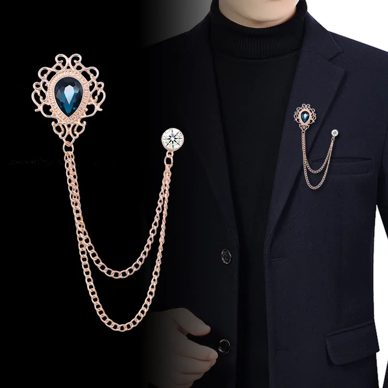 Women'S Accessories For Suit - جديد خمر شرابة سلسلة حجر الراين