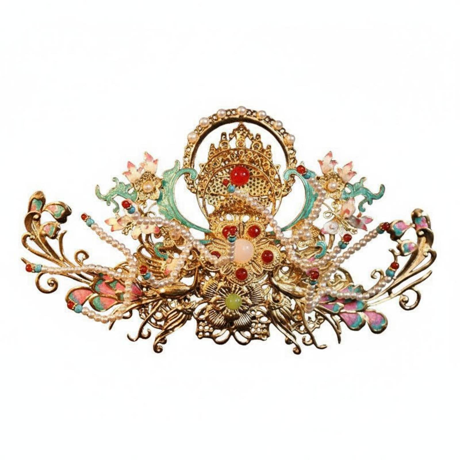 Women'S Accessories Designer - تاج شعر صيني تقليدي بتصميم أنيق
