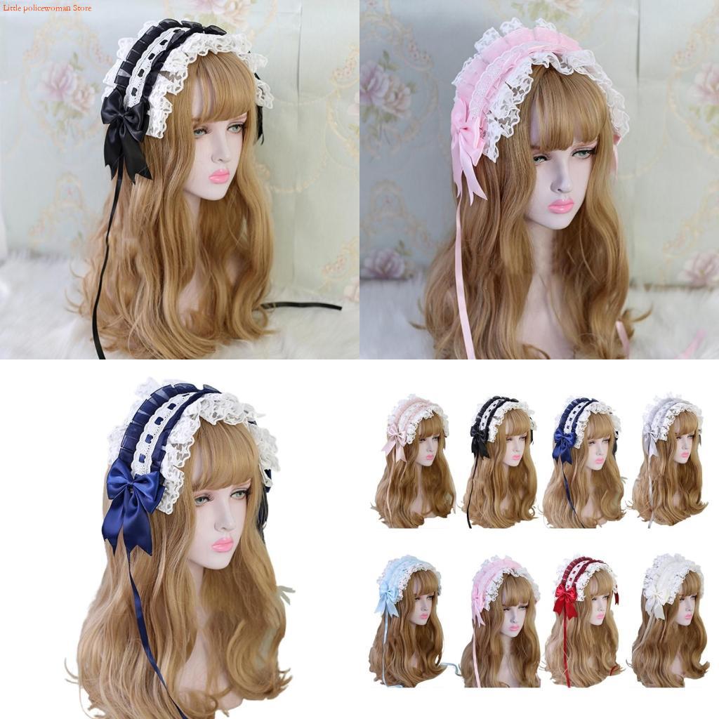 Women Accessories App - F92D القوطية لوليتا غطاء الرأس ستار