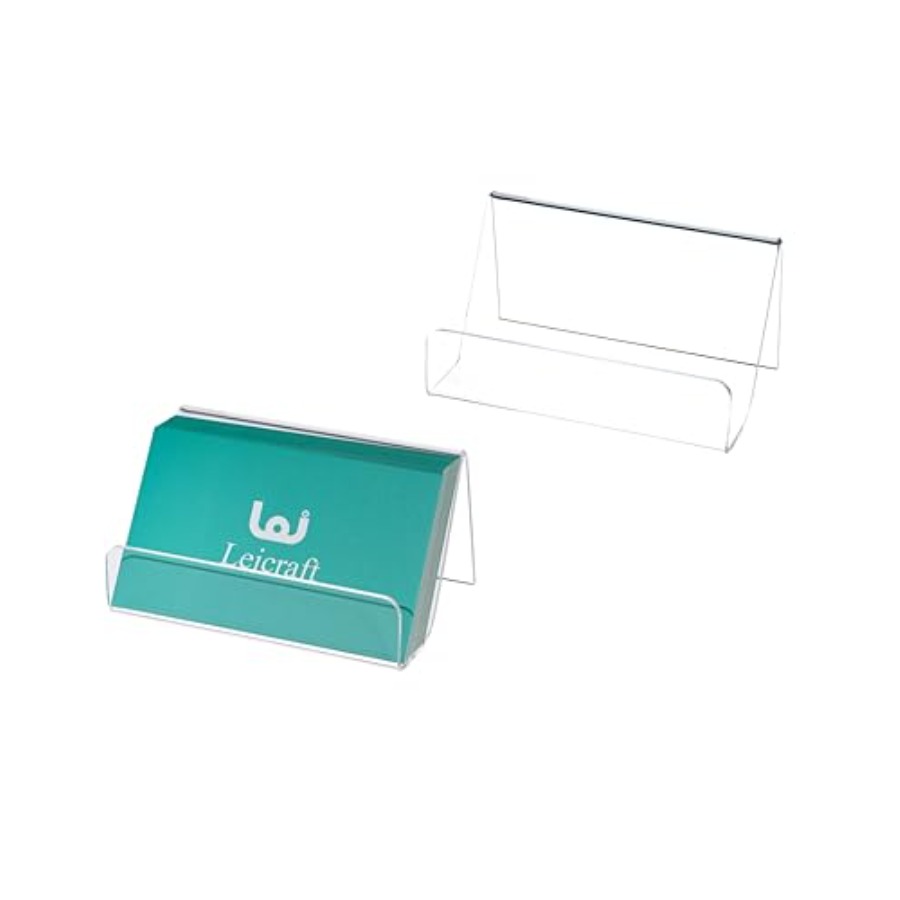 Women Accessories Business - حامل بطاقات عمل من الأكريليك للمكتب،