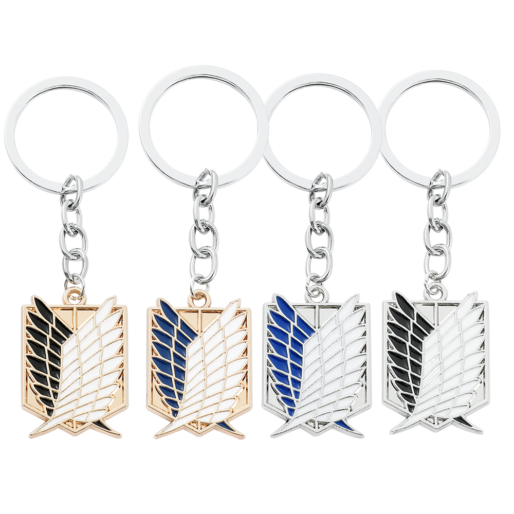 Women'S Key Accessories - سلسلة مفاتيح معدنية بتصميم أنمي هجوم