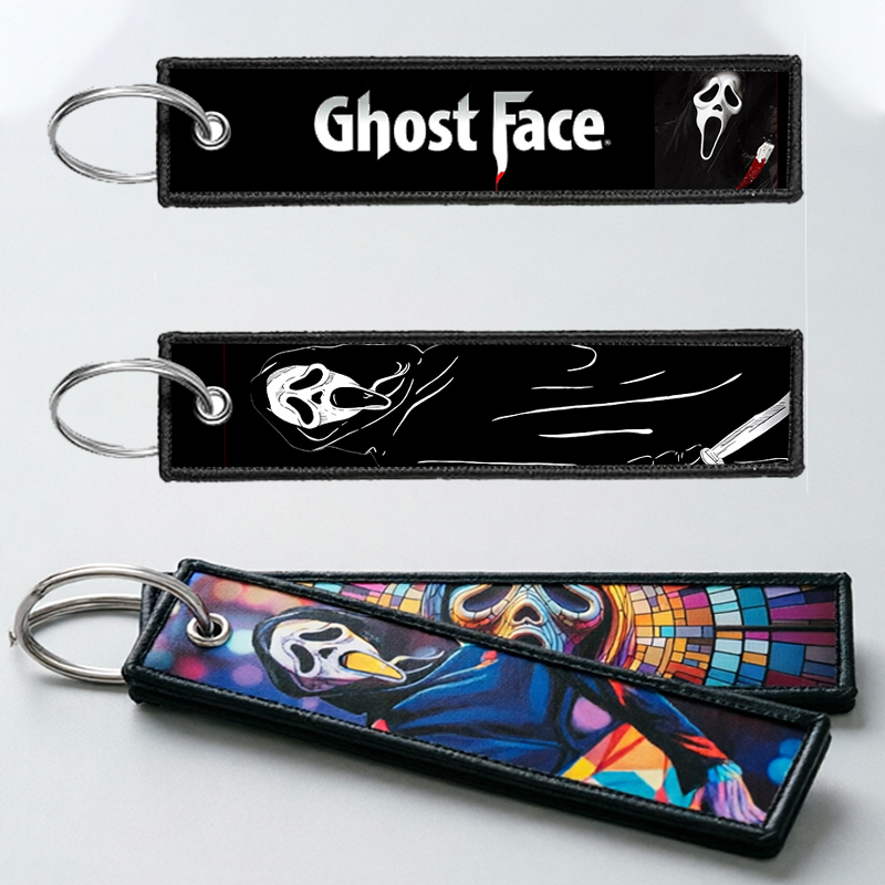 Women'S Key Accessories - سلسلة مفاتيح GHOST FACE للرجال والنساء،