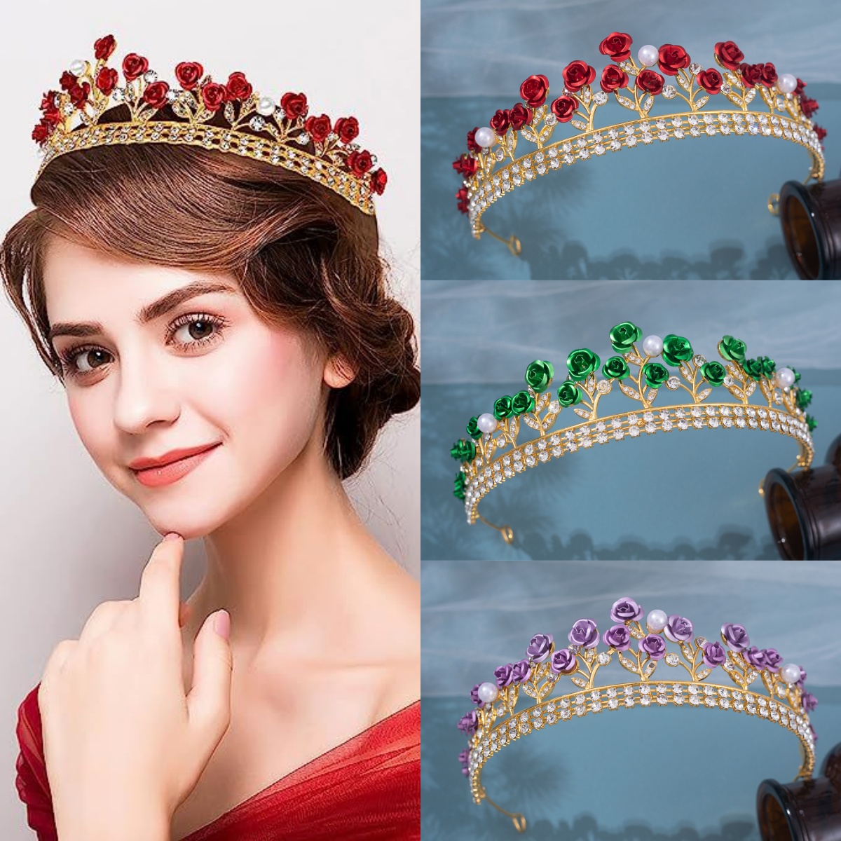 Women Accessories Jewelry - تاج زفاف من السيراميك على الطراز