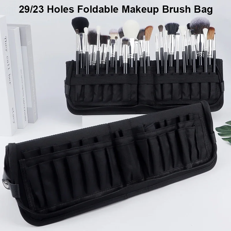 Women Accessories Box - 29/23 ثقوب طوي فرشاة للمكياج حقيبة