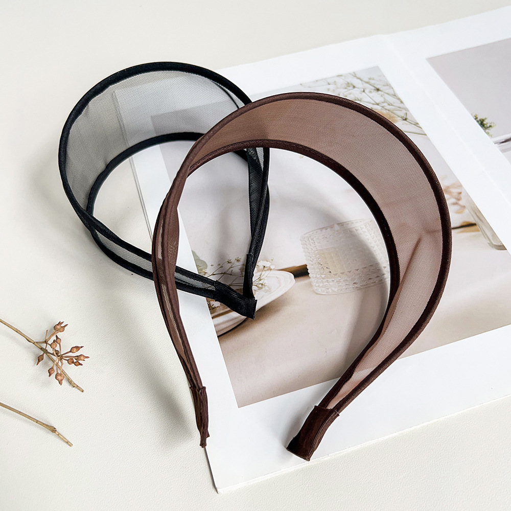 Women Accessories Business - عصابة رأس قابلة للتنفس، عريضة ومجوفة،