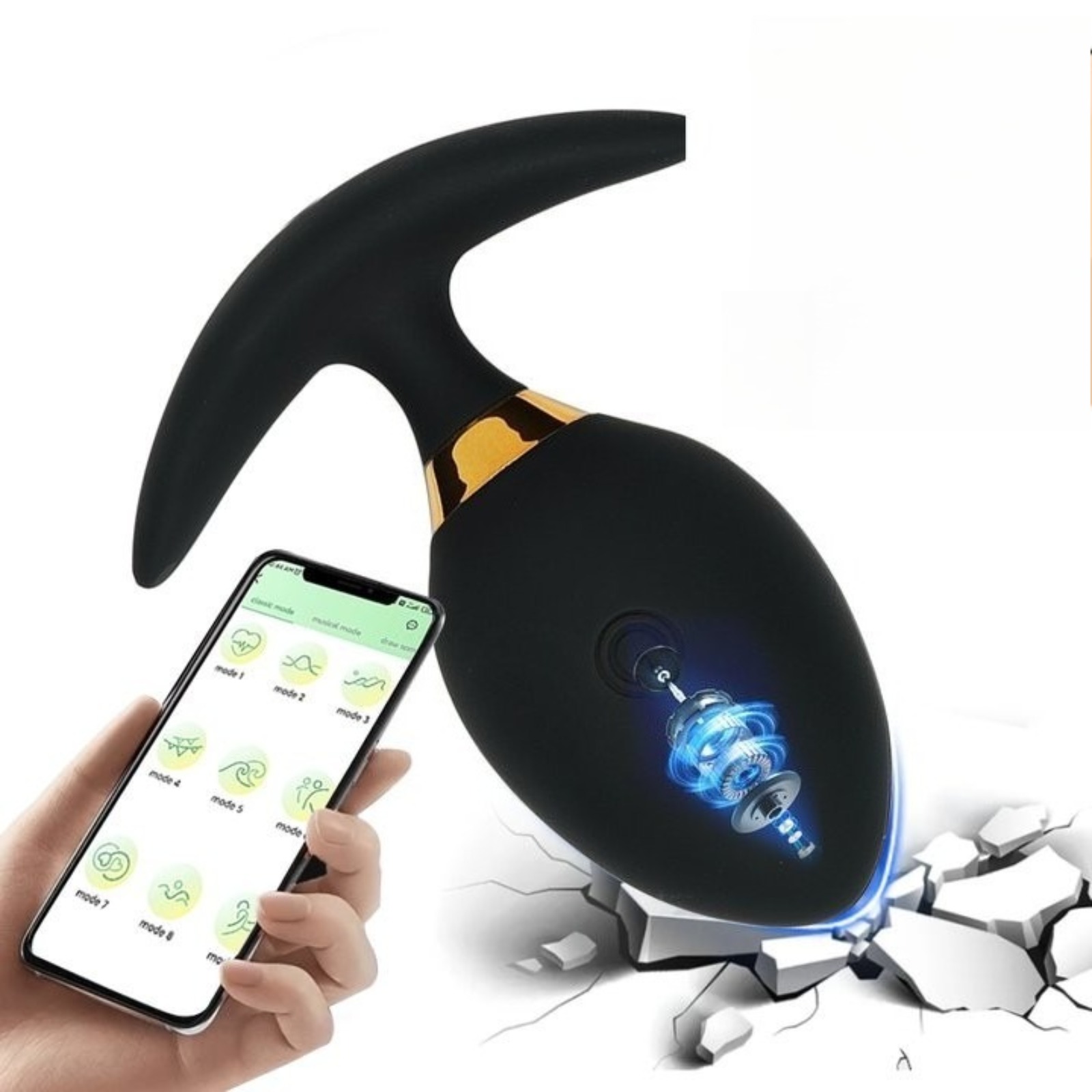 هزاز شرجي على شكل قضيب للتحكم  - مراجعة Women Accessories App وسعره