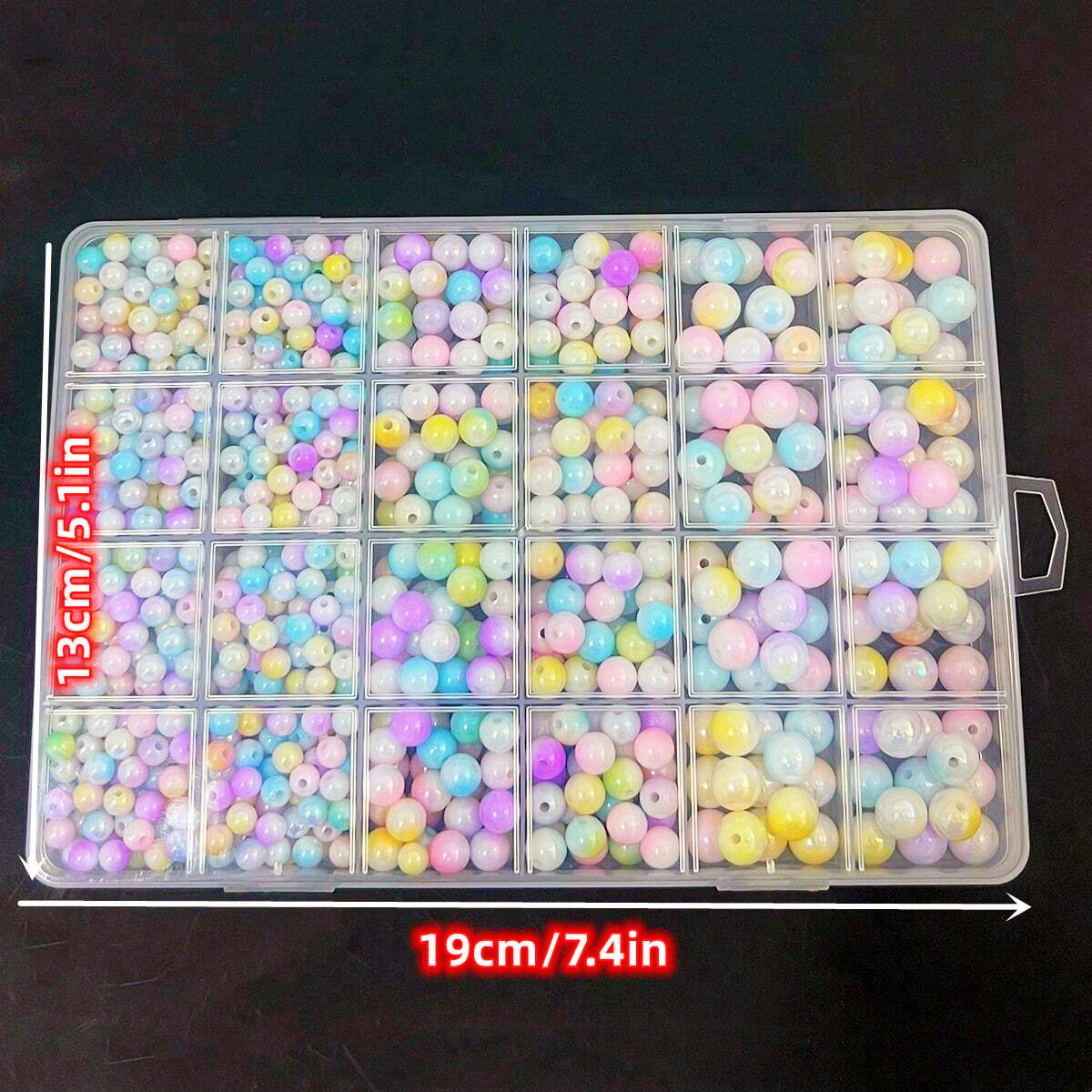 800 قطعة/24 شبكة في علبة، خرز  - مراجعة Women Accessories Box وسعره