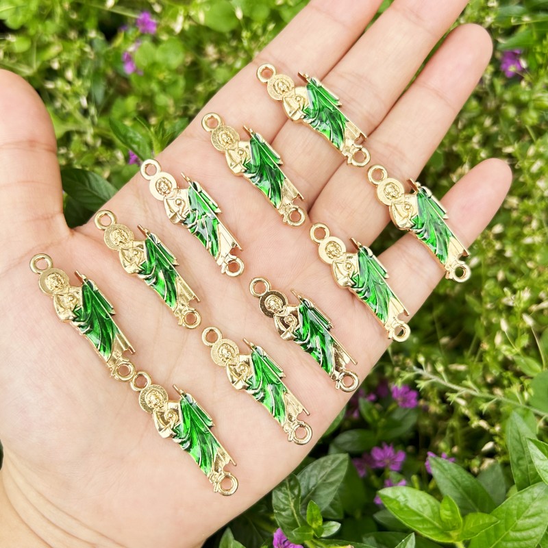10 قطعة سوار سانت جود الأخضر م - مراجعة Women Juda Accessories وسعره