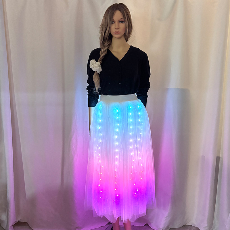 LED تنورة رقص الرقص الشرقي أدا - مراجعة Women Accessories App وسعره