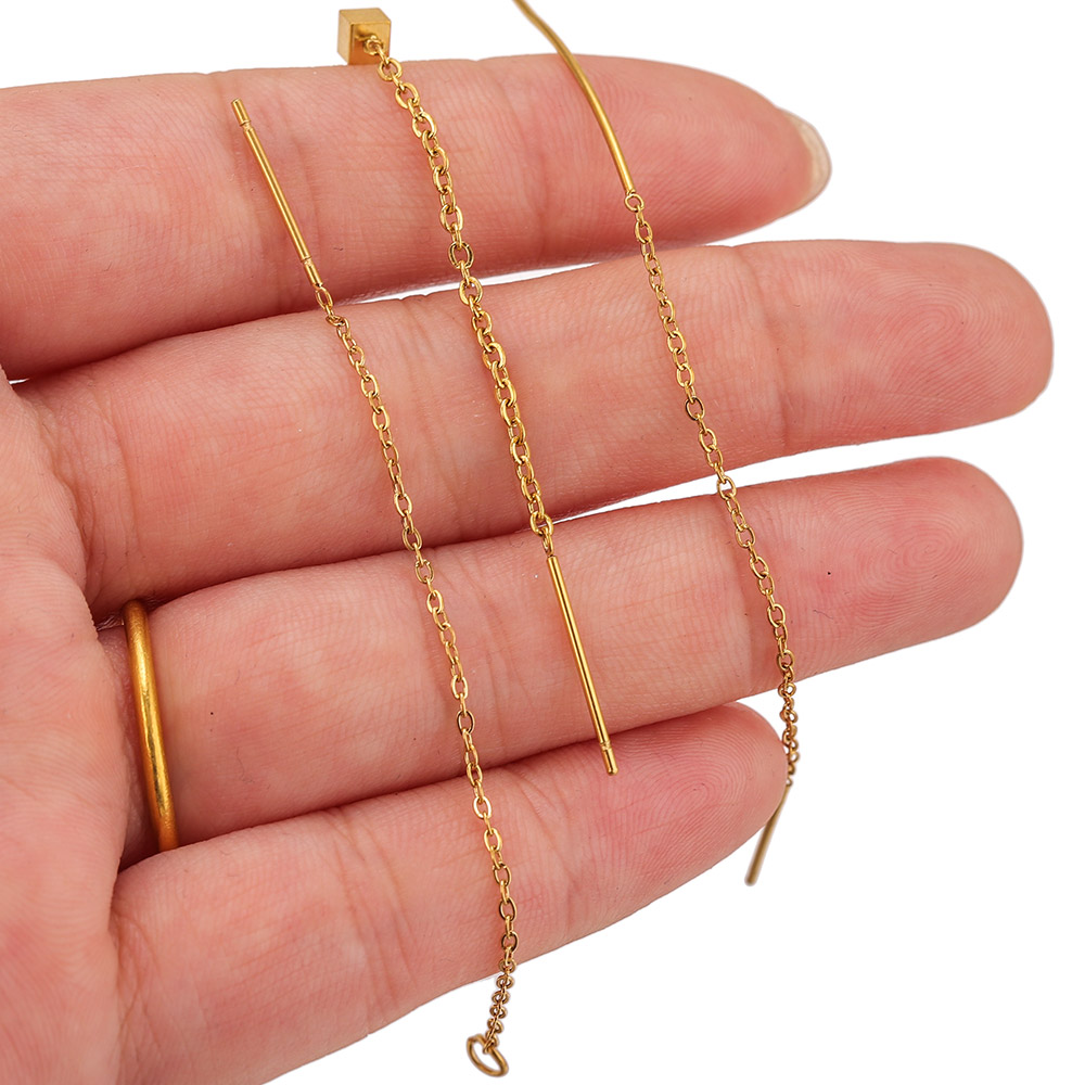 10 قطع أقراط طويلة من الفولاذ  - مراجعة Women'S Ear Accessories وسعره