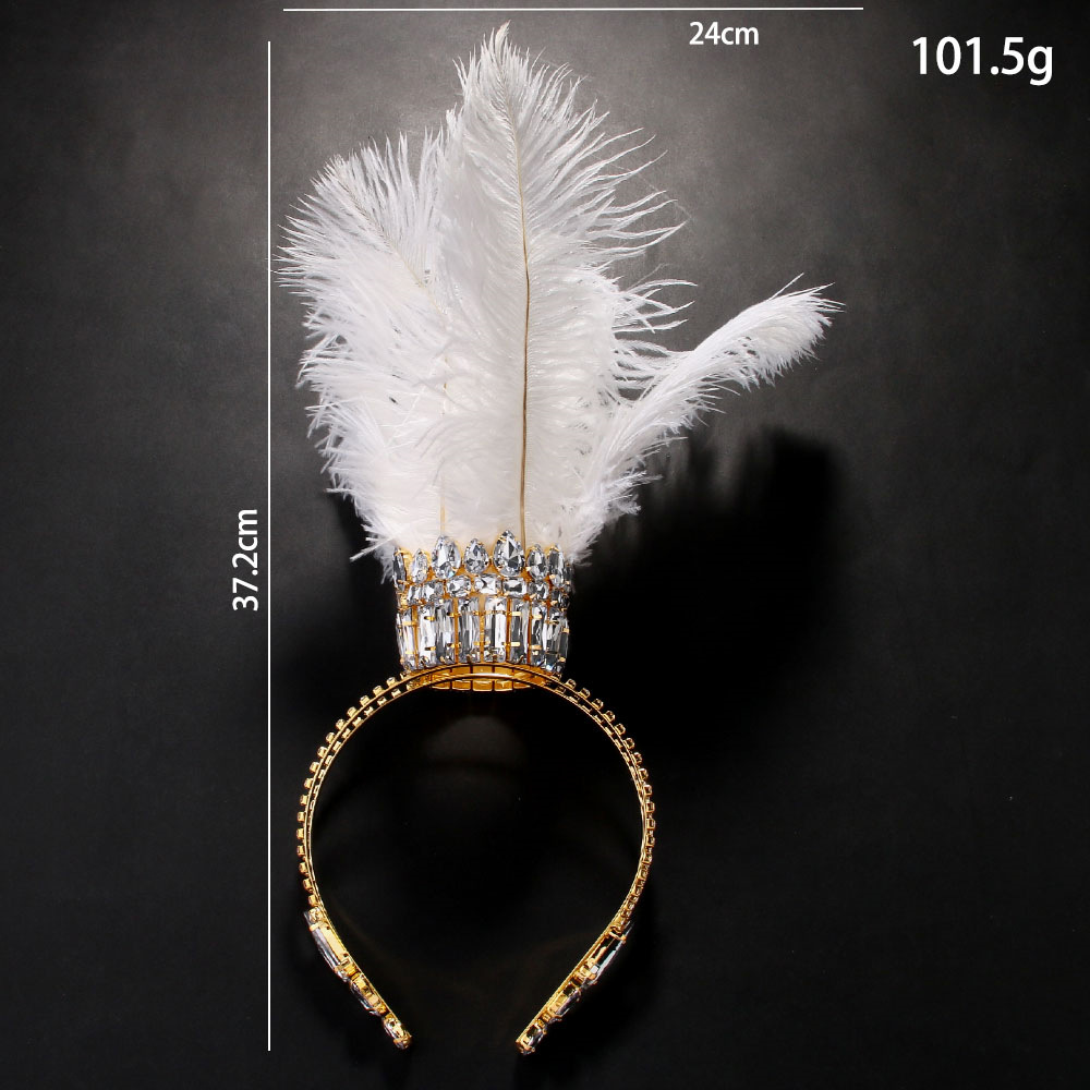 غطاء رأس على شكل تاج من الريش  - مراجعة Queen Accessories وسعره