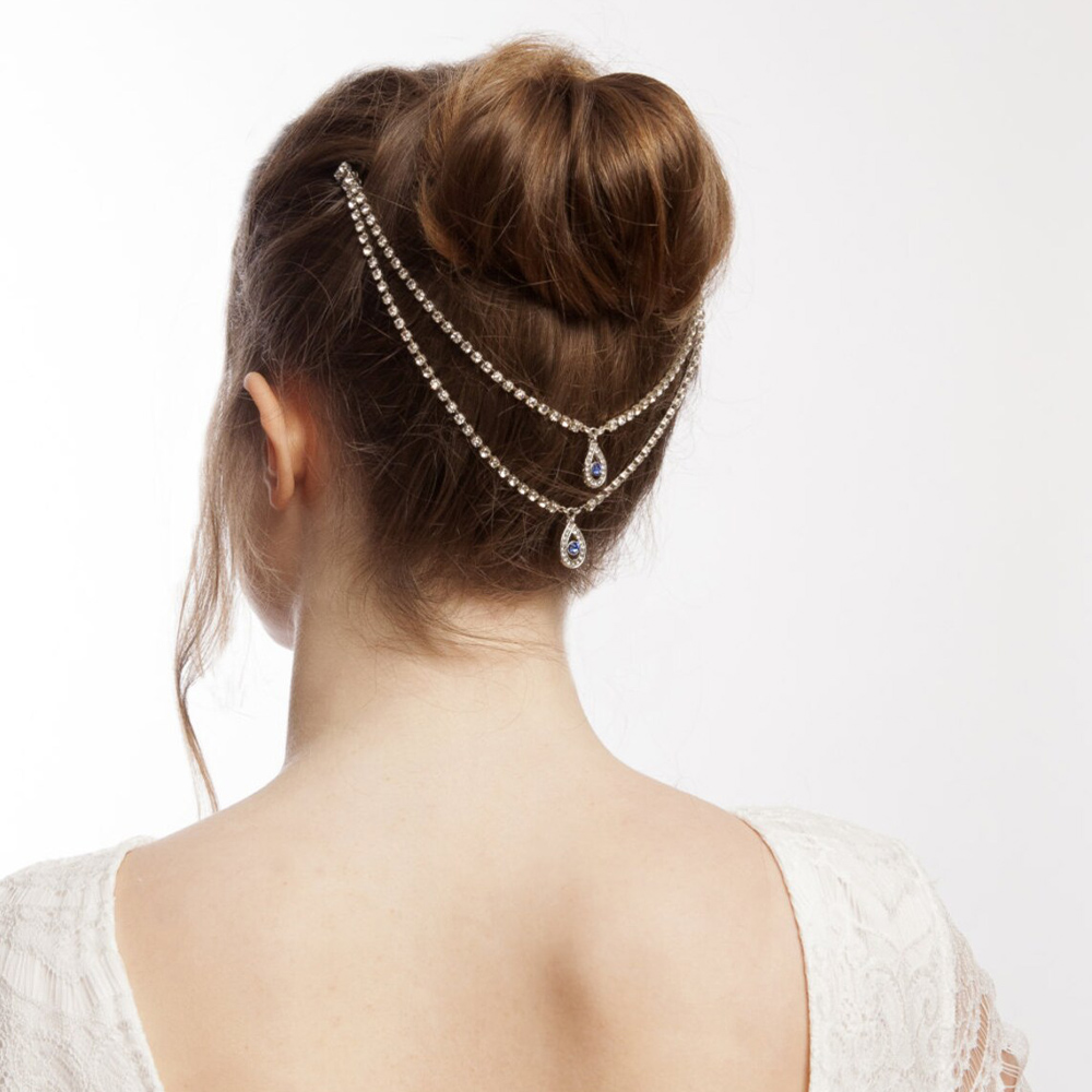 سلسلة مشط شعر نسائي رائع للزفا - مراجعة Women Accessories Dropshipping وسعره