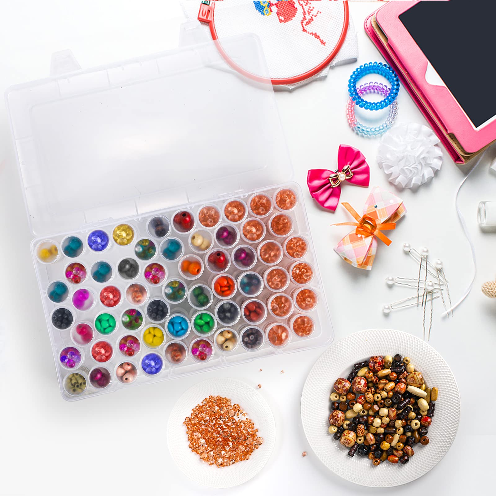 صندوق تخزين بلاستيكي بـ 24/30/ - مراجعة Women Accessories Box وسعره