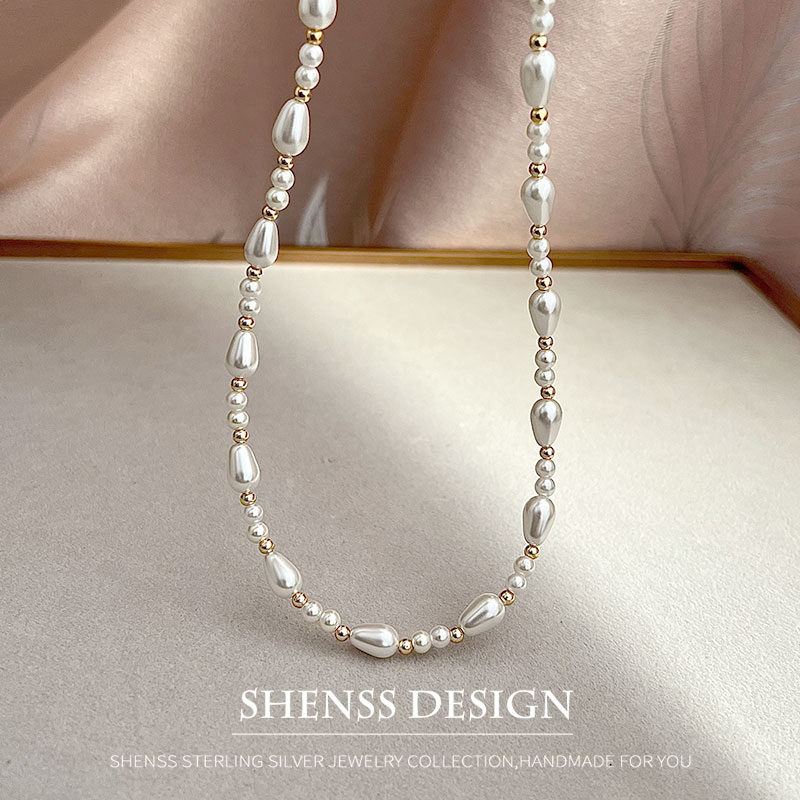 قلادة أنيقة من اللؤلؤ المقلد ع - مراجعة Women Accessories Dropshipping وسعره