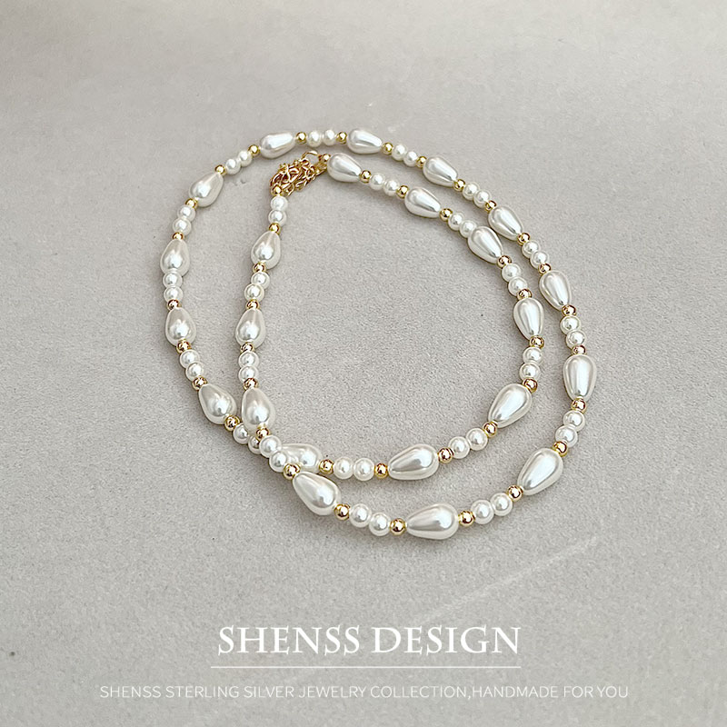 قلادة أنيقة من اللؤلؤ المقلد ع - مراجعة Women Accessories Dropshipping وسعره