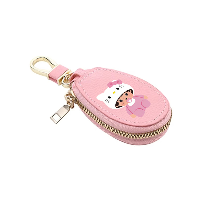 محفظة مفاتيح جلدية MONCHHICHI  - مراجعة Women'S Key Accessories وسعره
