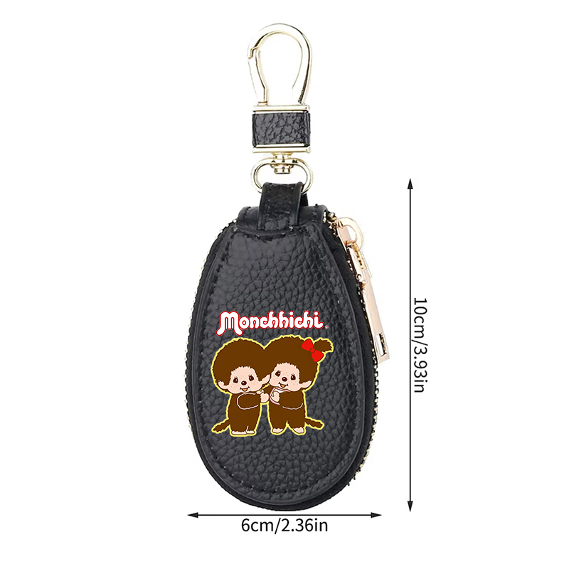 محفظة مفاتيح جلدية MONCHHICHI  - مراجعة Women'S Key Accessories وسعره