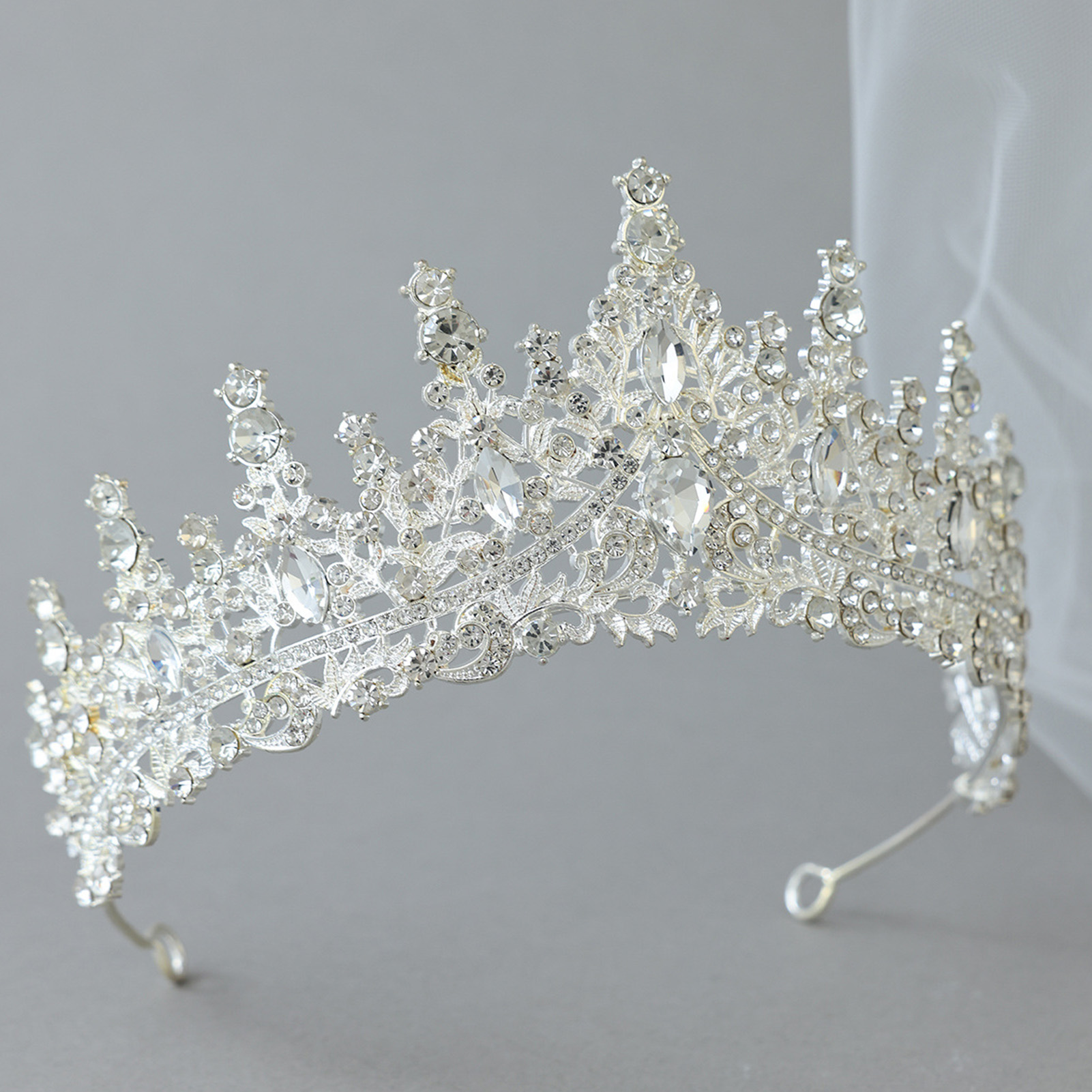 تاج زفاف مرصع بالأحجار الكريمة - مراجعة Women Accessories Jewelry وسعره