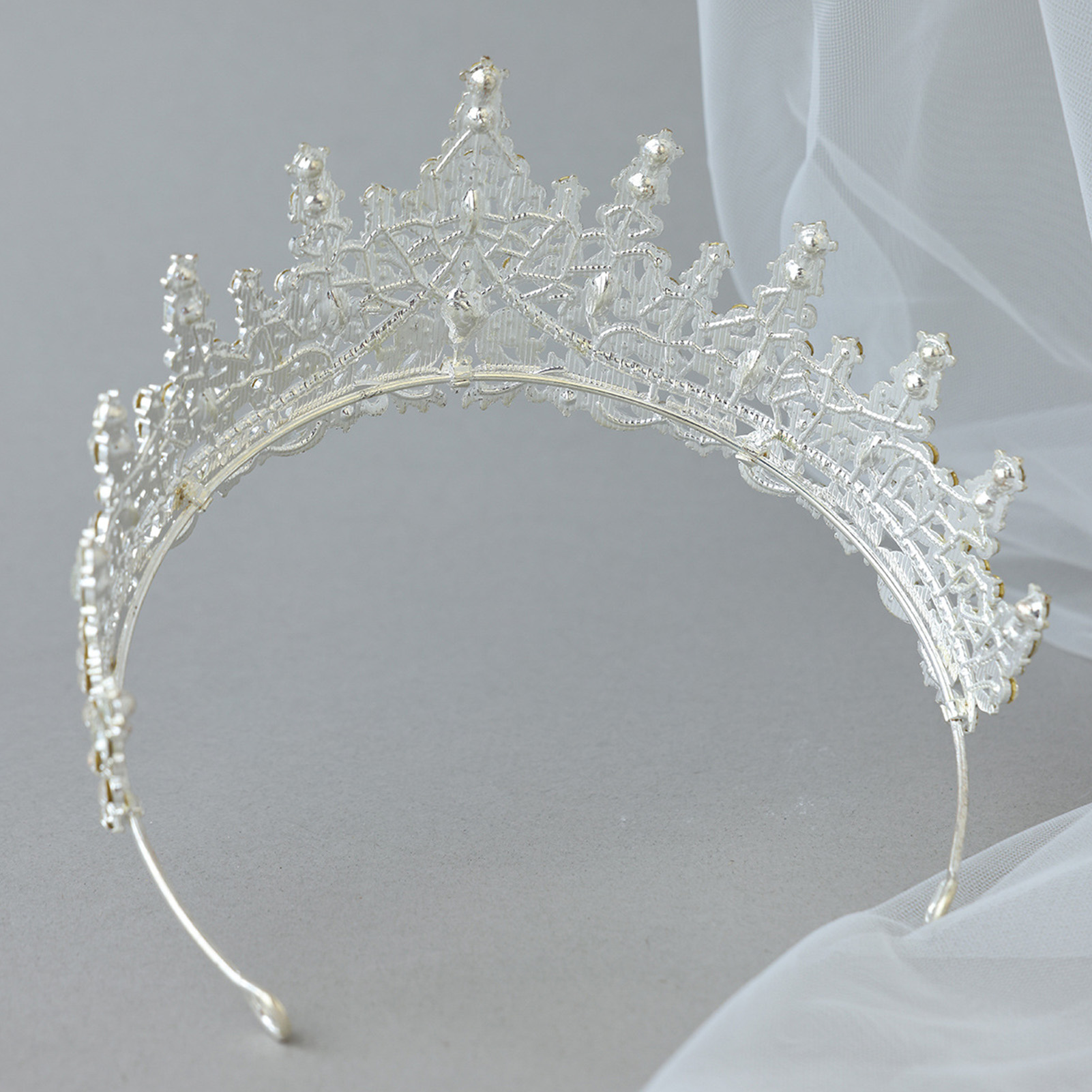 تاج زفاف مرصع بالأحجار الكريمة - مراجعة Women Accessories Jewelry وسعره