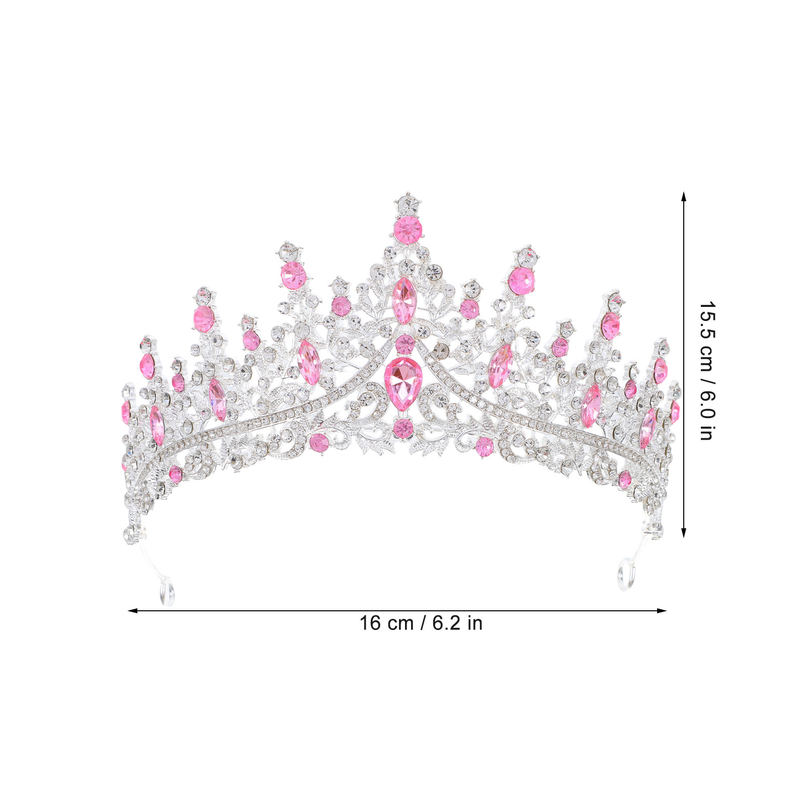 تاج شعر مرصع بالأحجار اللامعة، - مراجعة Queen Accessories وسعره