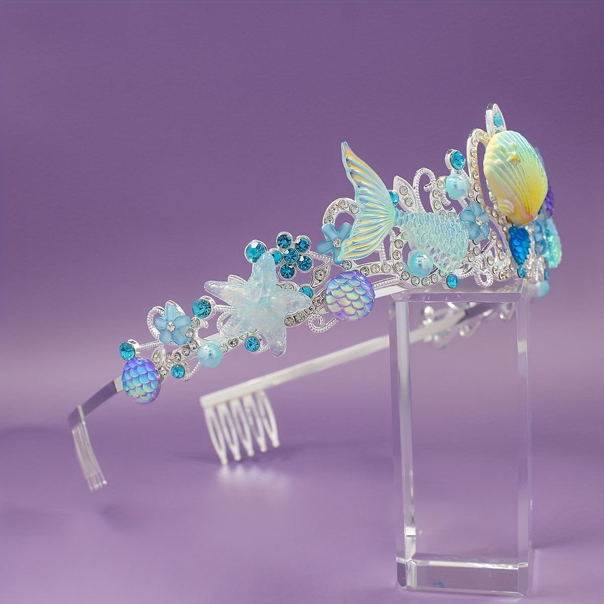 2025 جديد حورية البحر مشط الشع - مراجعة Women Accessories Jewelry وسعره